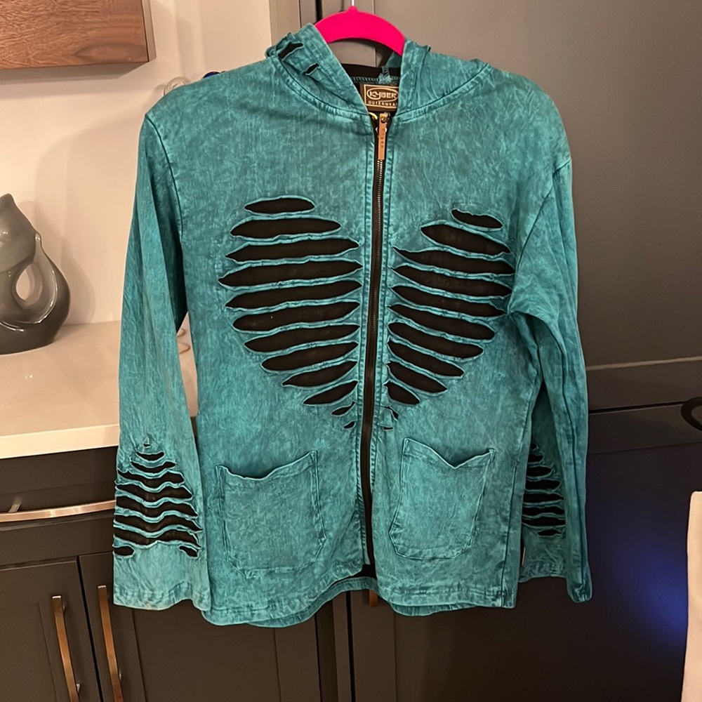 Teal hoodie  new with tags.